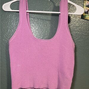 Lavender Knit Tank Top